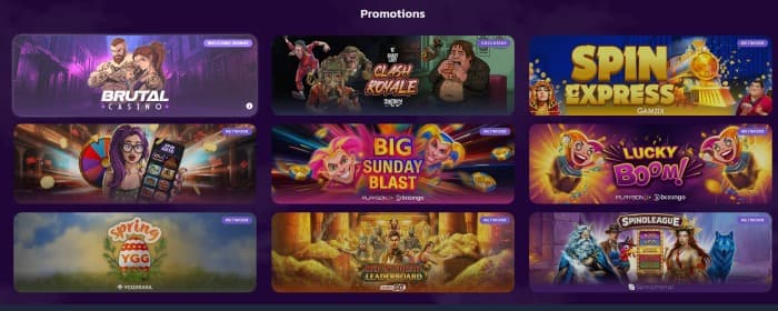 brutal casino bonus