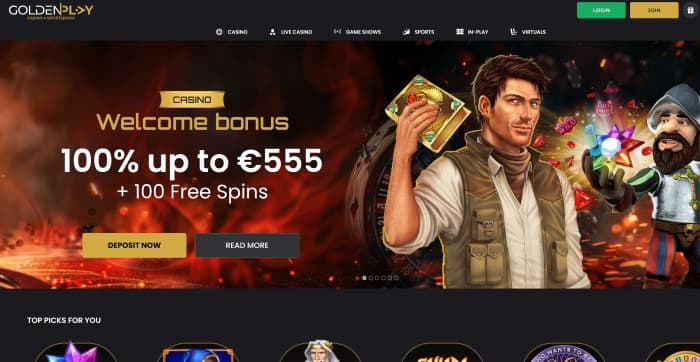 Golden Play Casino - Aperçu