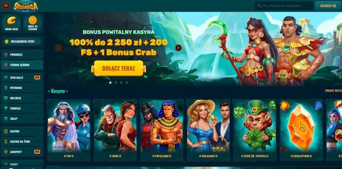 Spinanga Casino - Aperçu