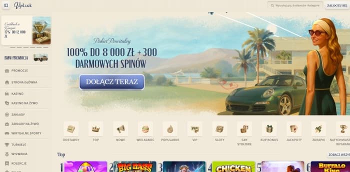 VipLuck Casino - Aperçu